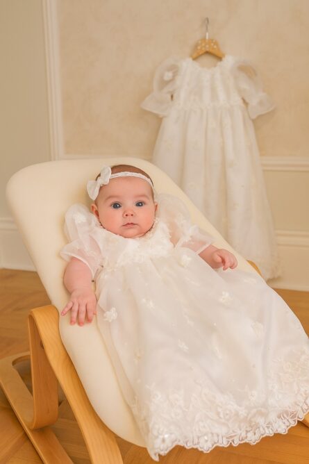 Celeste Bloom Christening Gown - Image 3